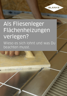 Flächenheizung als Fliesenleger?