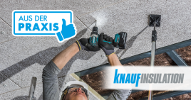 Tektalan® Holzwolle Mehrschichtplatten abhängen