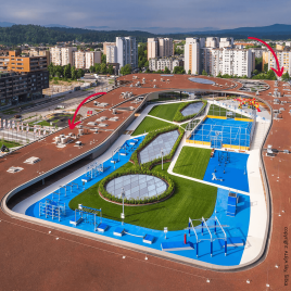 KRASO® Referenz - Einkaufszentrum Šiška