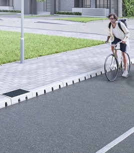 Ausbau der Radeweg - ACO unterstützt