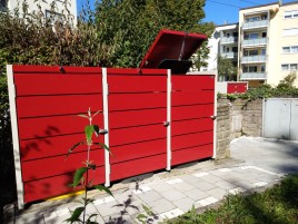 Mülltonnenbox als Eyecatcher