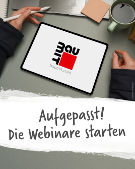 Aufgepasst! Die Webinare starten