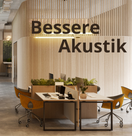 Optimale Akustik für moderne Workspaces