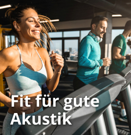 Mit unseren Akustiklösungen machen wir Sie fit für ihr nächstes Projekt