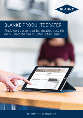 Probiere jetzt unseren Produktberater für Belagsabschlüsse auf Smartphone, Tablet oder PC aus! 📱💻