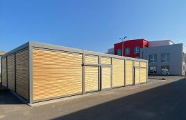 Mülleinhausung/Gerätehaus/Carport - Kombi