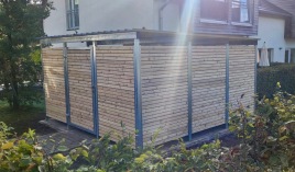 Mülleinhausung für Mülltonnen & Müllcontainer