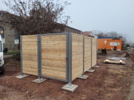 Sichtschutz Lösungen für Müllcontainer & Mülltonnen