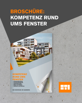 Broschüre: Kompetenz rund ums Fenster