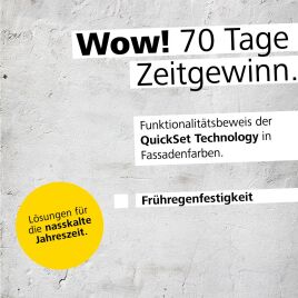 ☔ Frühregenfeste Fassadenfarben mit QS Technology