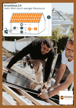 Stromhaus 2.0 - VITRAMO Elemente in einem ganzheitlichen Konzept verbaut, für eine nachhaltige und kosteneffiziente Energieversorgung