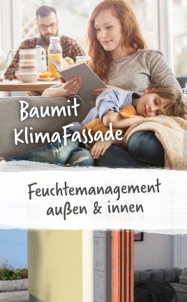 Perfekte Feuchteregulierung mit der KlimaFassade