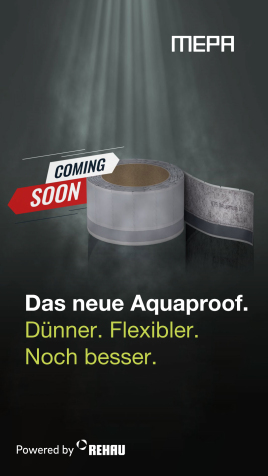 Neues Aquaproof Wannenabdichtband