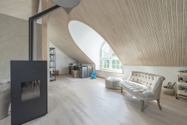 Neuer urbaner Wohnraum auf dem Dach