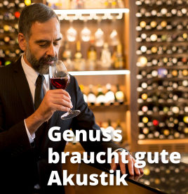Guter Wein und eine ruhige Atmosphäre gehören zusammen