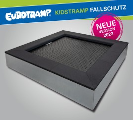 NEUE VERSION 2023: Fallschutzplattensystem mit EPDM-Oberschicht für Eurotramps Spielplatz-Trampoline 'Kids Tramp'