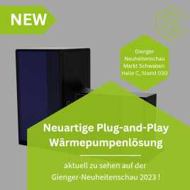 Unser outdoor cube - die Wärmepumpe für draußen!