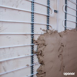 Uponor Fix - Wandheizung im Nassputzsystem