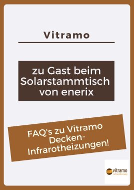 Persönlich, ehrlich und nah - VITRAMO zu einem Interview bei enerix