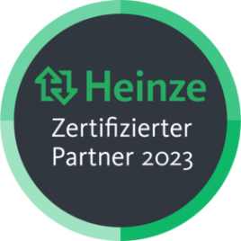 Heinze Ausschreibungstexte. Wir sind zertifiziert!