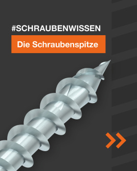 Schraubenwissen: Schraubenspitze