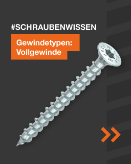 Gewindetypen: Vollgewinde