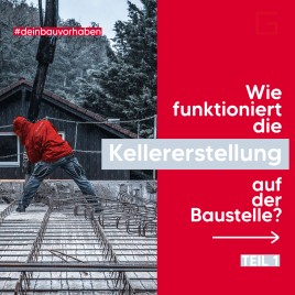 Kellererstellung auf der Baustelle Teil 1