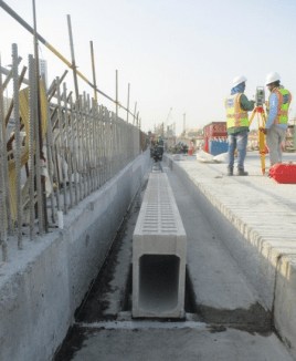 MEADRAIN Entwässerungsrinnen für die ''Al Fateh Highway'' in Bahrain!