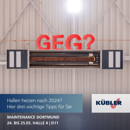Kommt das neue GEG oder nicht? Hier sind 3 Tipps, wie Sie Ihre Hallen auch nach 2024 heizen können.
