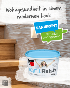 Wohngesunde Sanierung mit IonitFinish - Für ein gesundes Raumklima und modernen Look