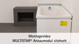 Montage MULTISTAR® Anbaumodul sitzhoch