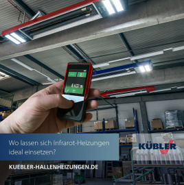 Wo lassen sich Infrarot-Heizungen ideal einsetzen?