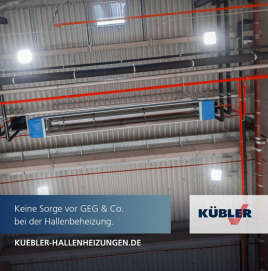 Keine Sorge vor GEG & Co. bei der Hallenbeheizung