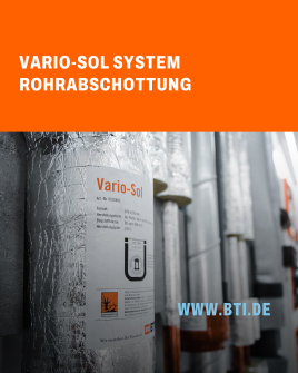 BTI by BERNER Rohrabschottung mit dem Vario-Sol System