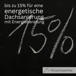 Förderung energetische Dachsanierung