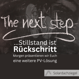 Achtung: weitere PV-Lösung