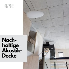 Nachhaltige Akustikdecke