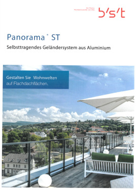 Selbsttragendes Geländersystem Panorama® ST