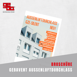 Außenluftdurchlass GZE-Silent