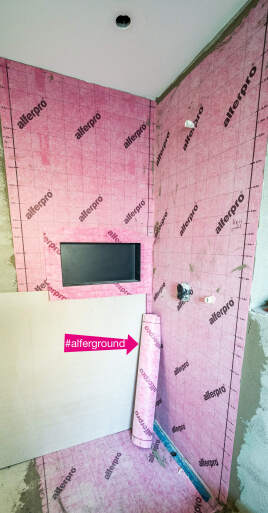 alferpro-Produkte im Badezimmer