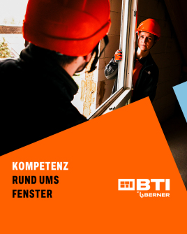 Fenstermontage mit  BTI