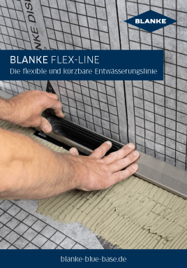 Flexibel im Einbau - Kürzbare Entwässerungslinie BLANKE FLEX-LINE 🚿