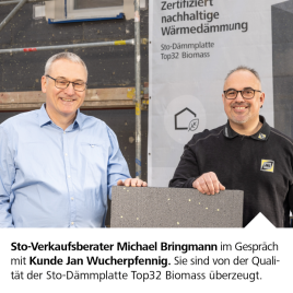 💪🌱💸 Rundum überzeugend - Sto-Dämmplatte Top32 Biomass