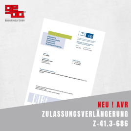 NEU ! Zulassungsverlängerung AVR