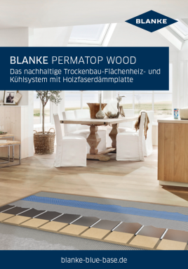 Nachhaltige Flächenheizung mit Holzfaserdämmplatte