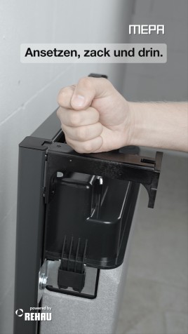 Wandwinkel bei der MEPA Vorwand