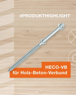 HECO-VB für Holz-Beton-Verbund
