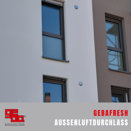 Außenluftdurchlass GZE-Silent, Bauvorhaben Bad Sobernheim