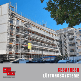 gebafresh Lüftungssysteme, Bauvorhaben Frankfurt