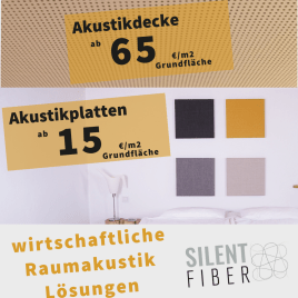 Wirtschaftliche Akustiklösungen